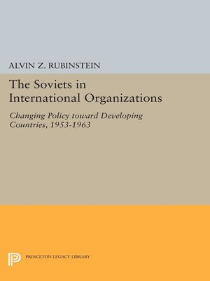 cover image of Soviets in International Organizations